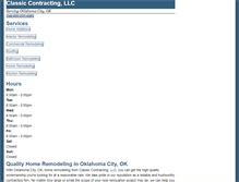Tablet Screenshot of oklahomacityremodelingservice.com